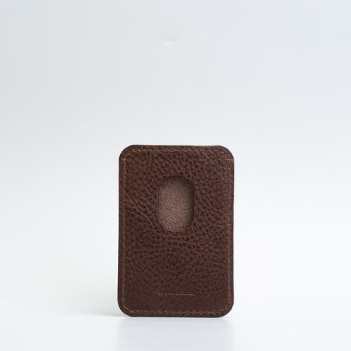 Leather Wallet compatible with MagSafe - The Minimalist
