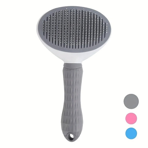 Pet Hair Removal Brush 2 Pack, One Touch Clean Slicker