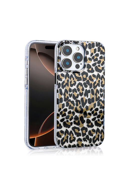 iPhone 12 Pro Case with MagSafe Feature, Jago Leopard Design Cover