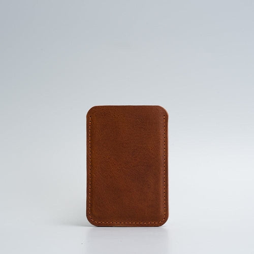 Leather Wallet compatible with MagSafe - The Minimalist